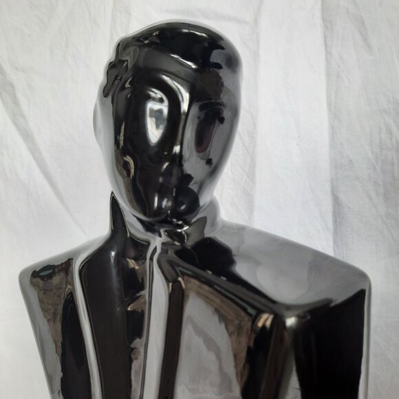 Vintage 80s Lindsey B Balkweill Style Ceramic Man Woman Memphis Style Figurines - Picture 5 of 12